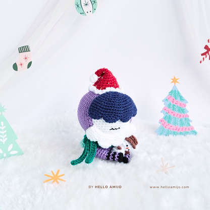 Christmas Fallen Angel Amigurumi Crochet Pattern PDF