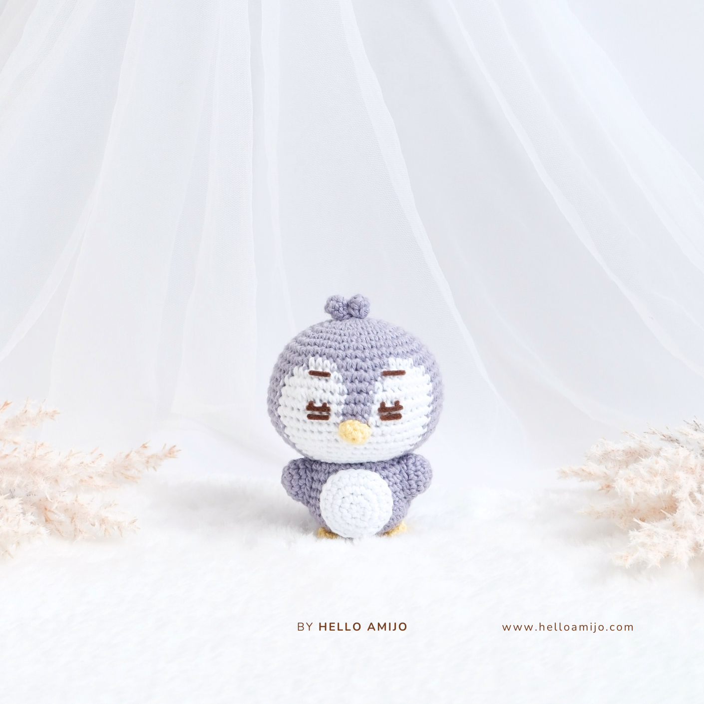 Pastel Penguin Amigurumi Crochet Pattern PDF