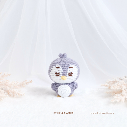 Pastel Penguin Amigurumi Crochet Pattern PDF