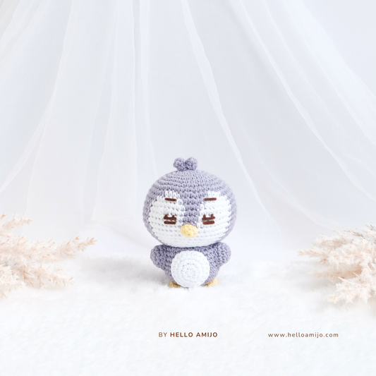 Pastel Penguin Amigurumi Crochet Pattern PDF