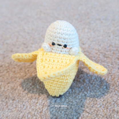 Banana Amigurumi Crochet Pattern PDF