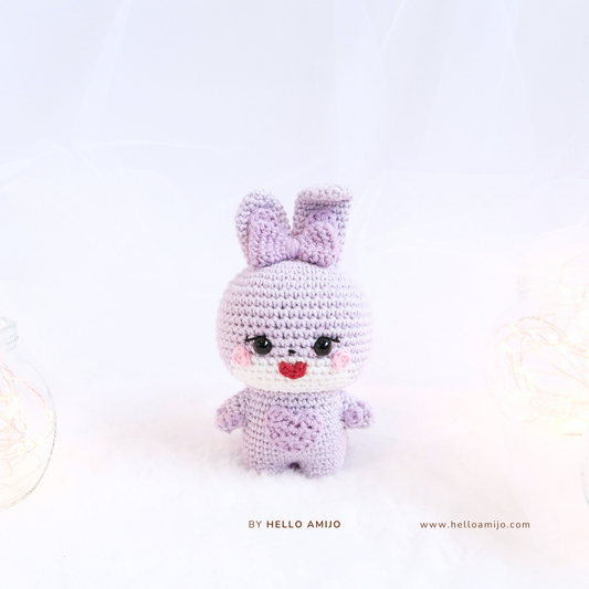 Pretty Bunny Amigurumi Crochet Pattern PDF