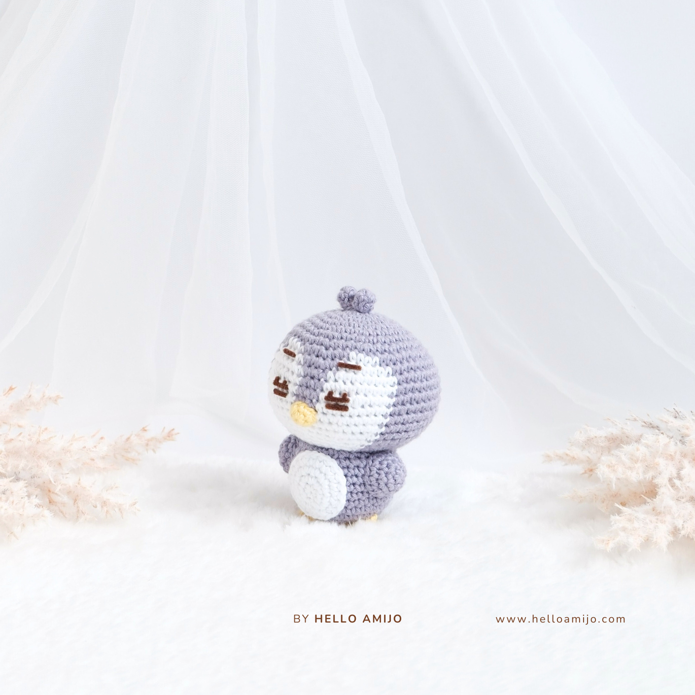 Pastel Penguin Amigurumi Crochet Pattern PDF