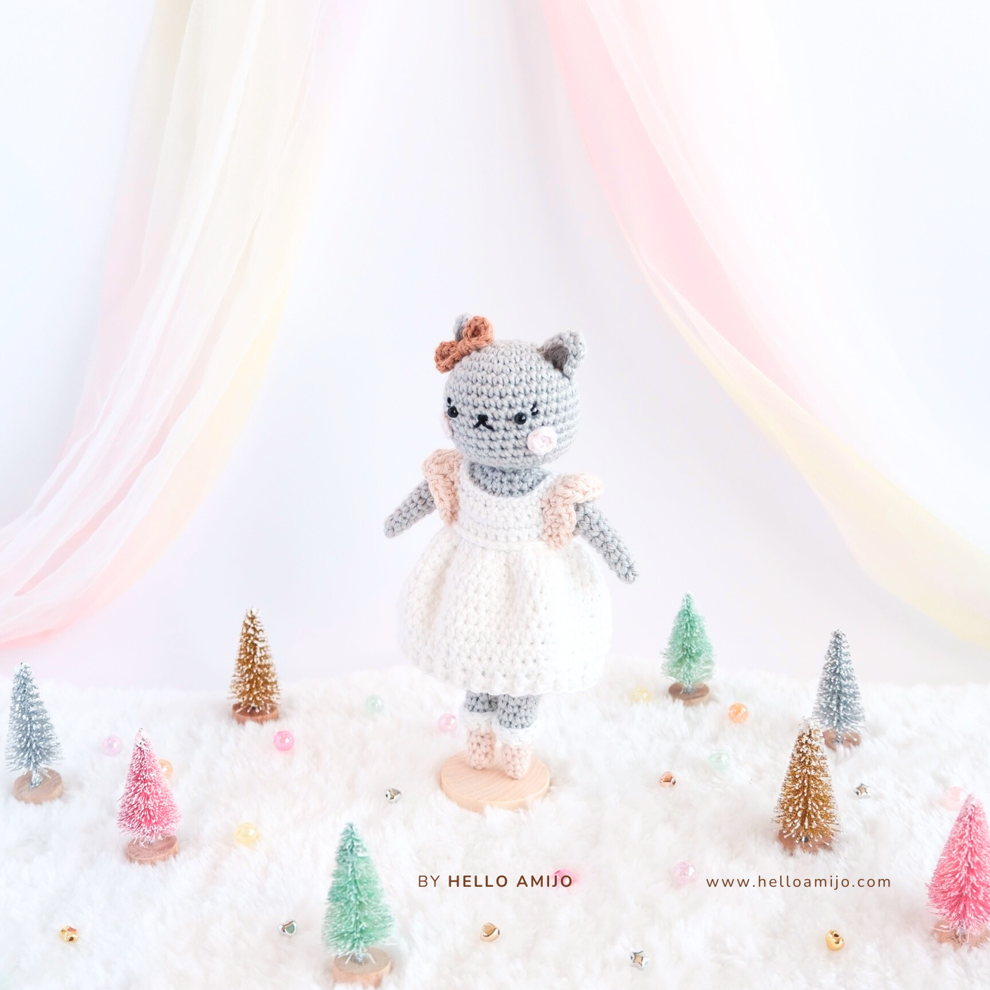 Amy the Cat Amigurumi Crochet Pattern PDF