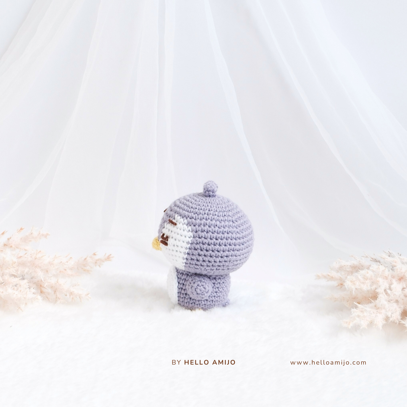Pastel Penguin Amigurumi Crochet Pattern PDF
