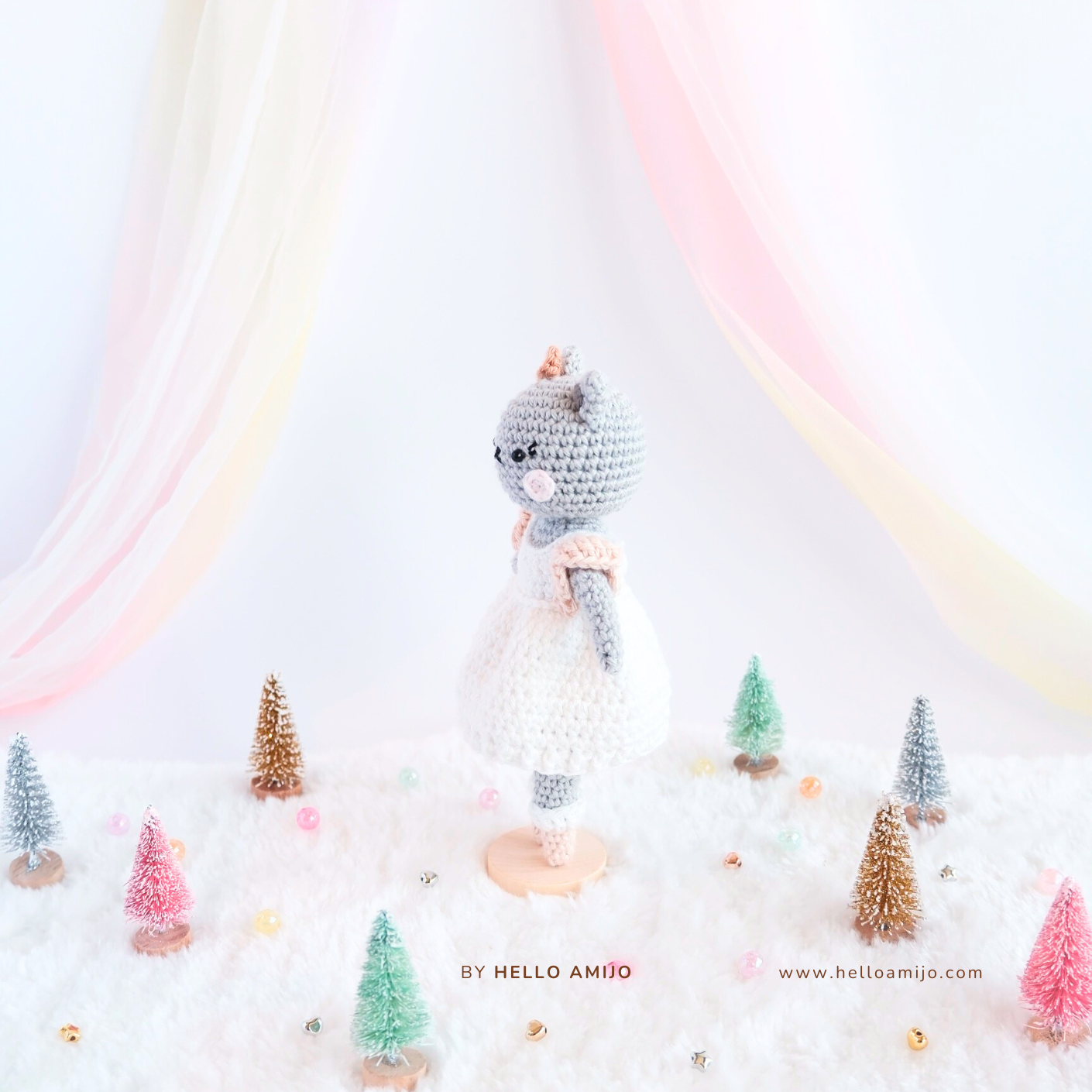 Amy the Cat Amigurumi Crochet Pattern PDF