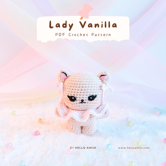 Lady Vanilla Amigurumi Crochet Pattern PDF