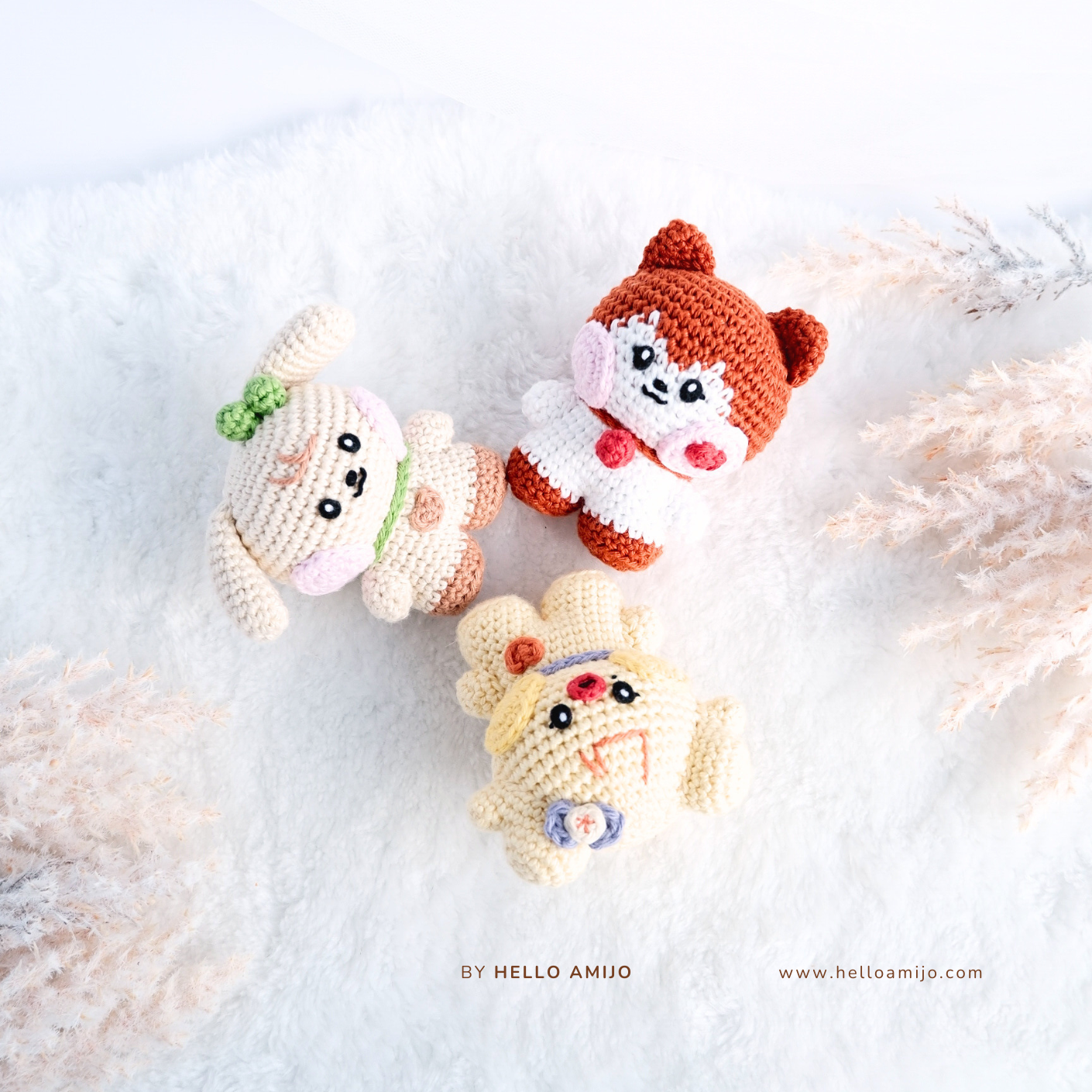 Bundle 6 in 1 Tiny Amigurumi Crochet Pattern PDF
