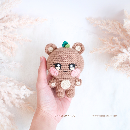 Lovely Teddy Amigurumi Crochet Pattern PDF