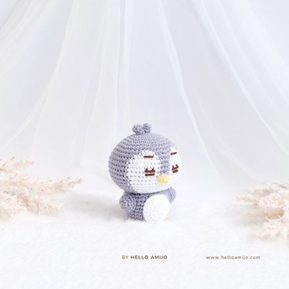 Pastel Penguin Amigurumi Crochet Pattern PDF