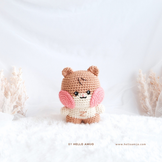 Chubby Squirrel Amigurumi Crochet Pattern PDF