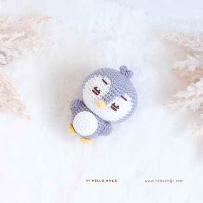 Pastel Penguin Amigurumi Crochet Pattern PDF
