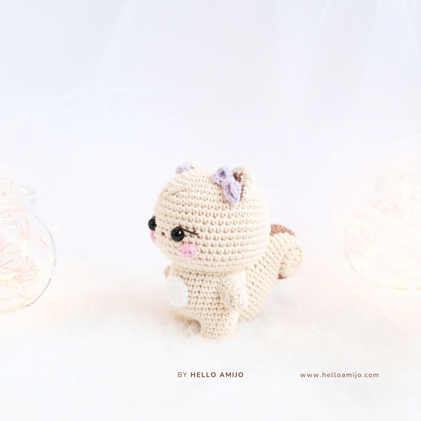 Pretty Squirrel Amigurumi Crochet Pattern PDF