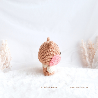Chubby Squirrel Amigurumi Crochet Pattern PDF