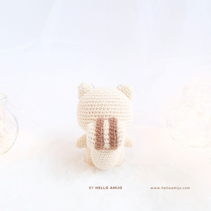 Pretty Squirrel Amigurumi Crochet Pattern PDF