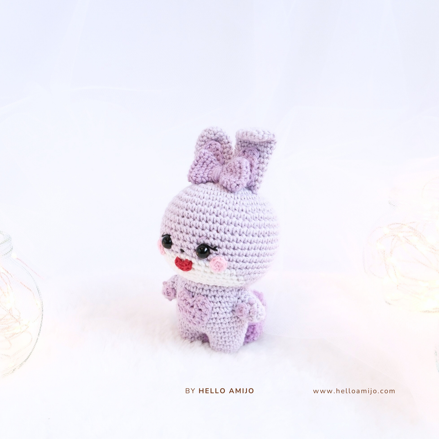 Pretty Bunny Amigurumi Crochet Pattern PDF