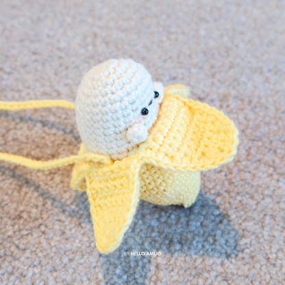 Banana Amigurumi Crochet Pattern PDF
