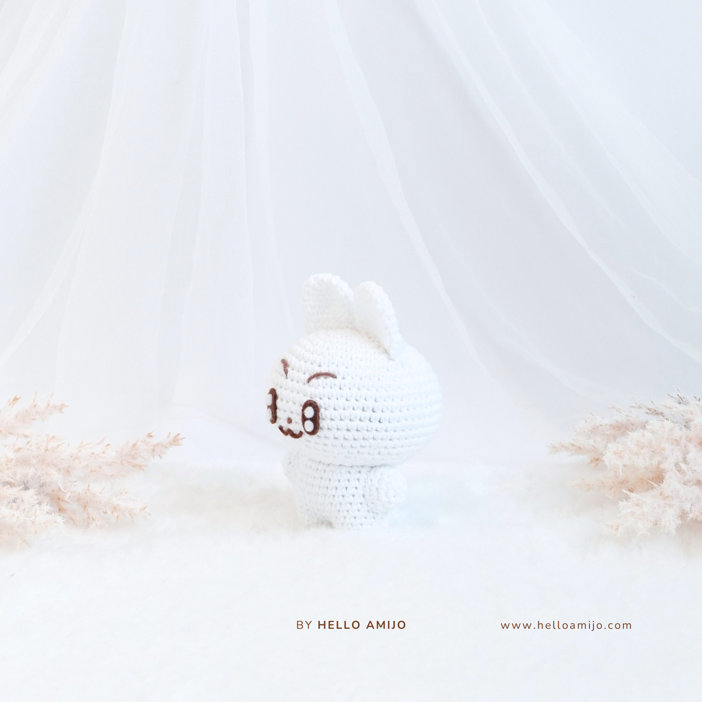 Pastel Bunny Amigurumi Crochet Pattern PDF