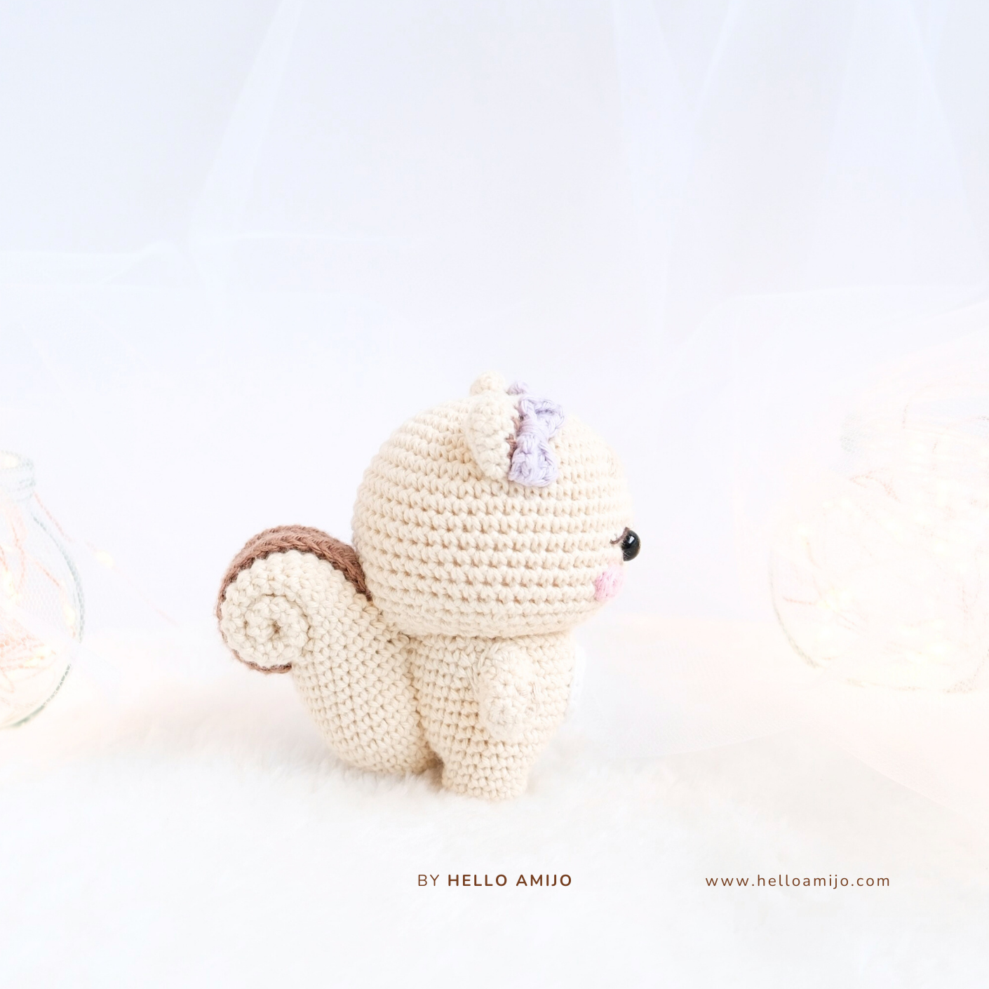 Pretty Squirrel Amigurumi Crochet Pattern PDF
