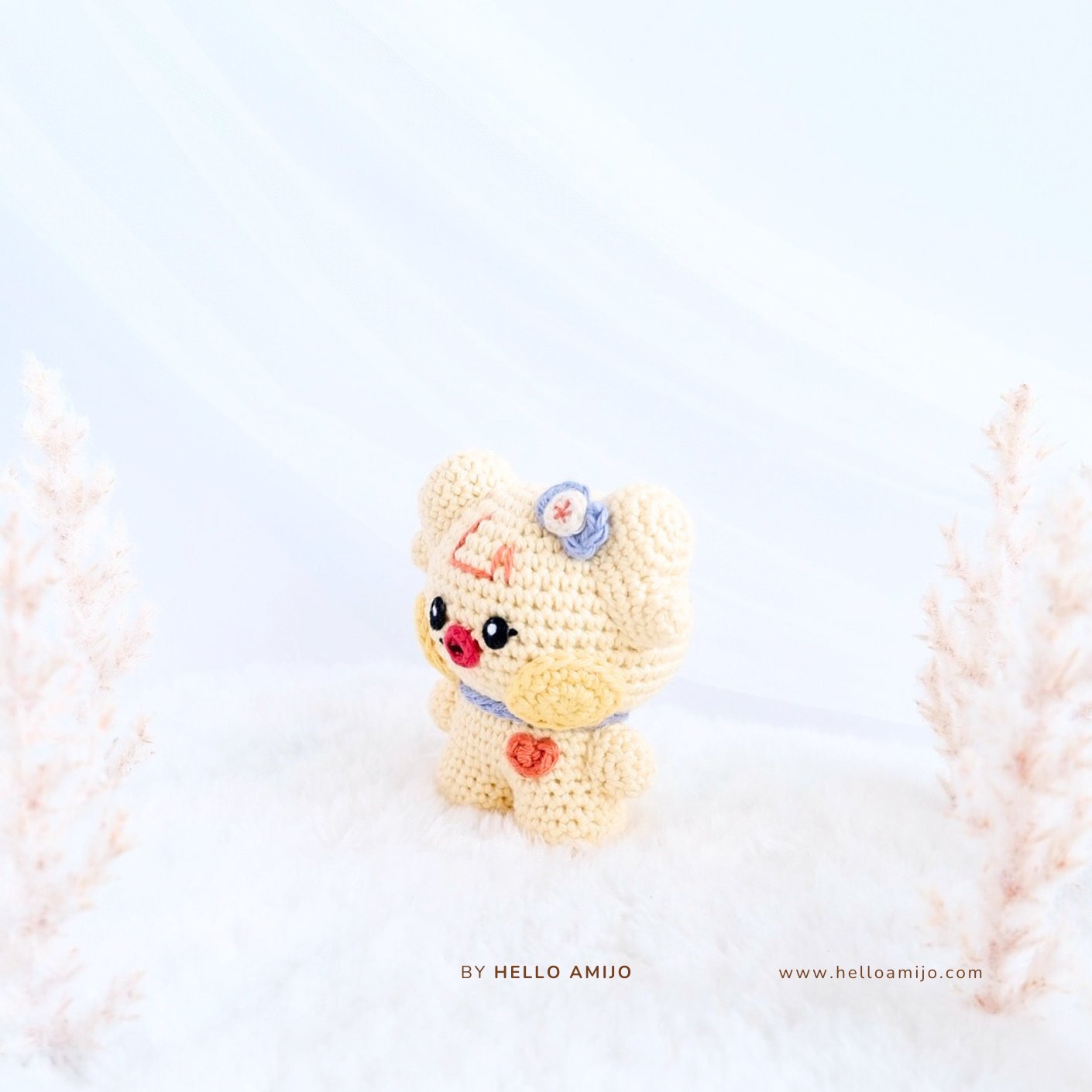 Tiny Yellow Duck Amigurumi Crochet Pattern PDF