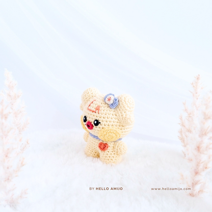 Tiny Yellow Duck Amigurumi Crochet Pattern PDF