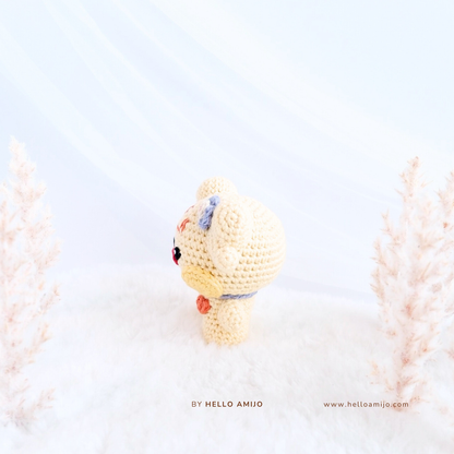 Tiny Yellow Duck Amigurumi Crochet Pattern PDF
