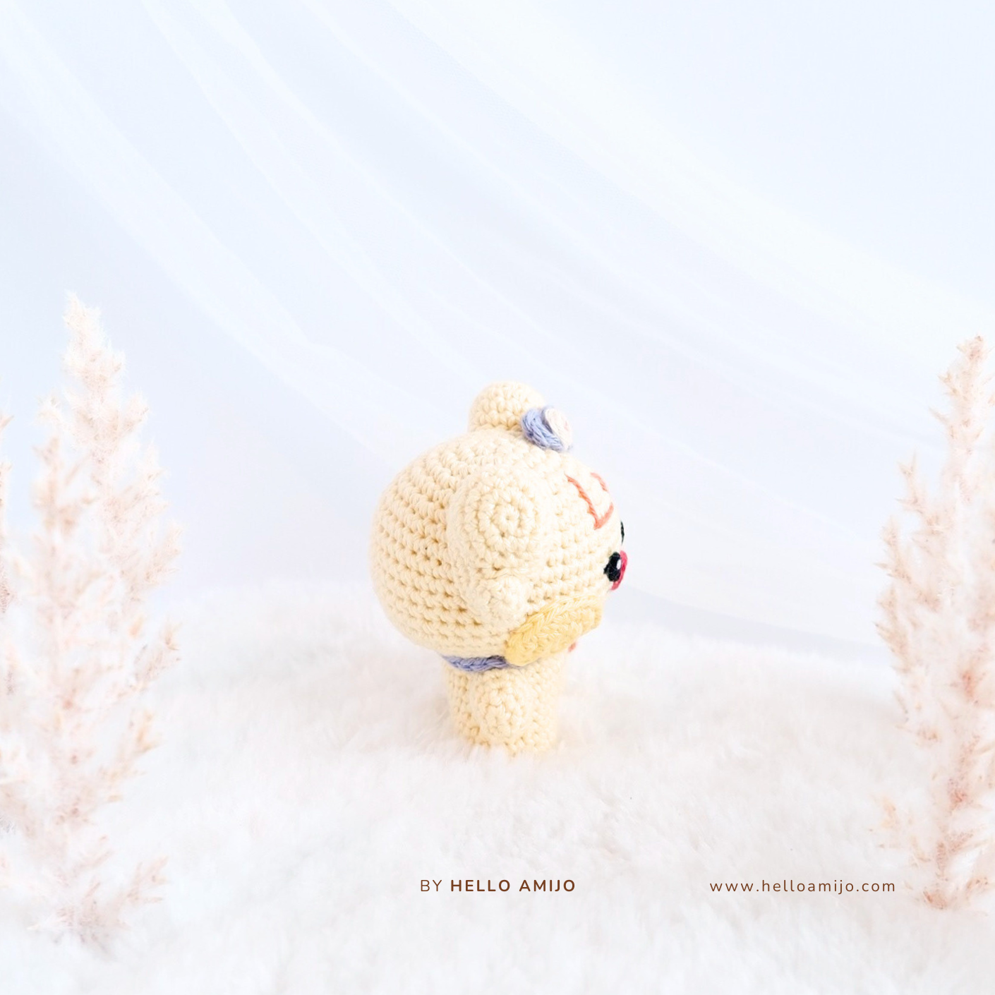 Tiny Yellow Duck Amigurumi Crochet Pattern PDF