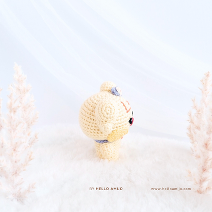 Tiny Yellow Duck Amigurumi Crochet Pattern PDF