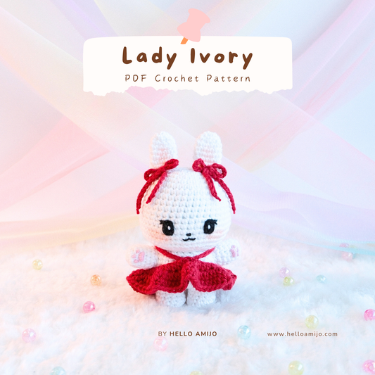 Lady Ivory Amigurumi Crochet Pattern PDF