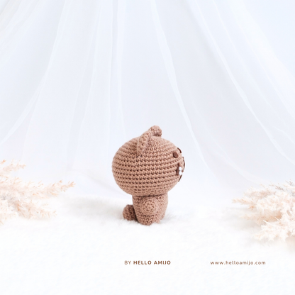 Pastel Teddy Amigurumi Crochet Pattern PDF