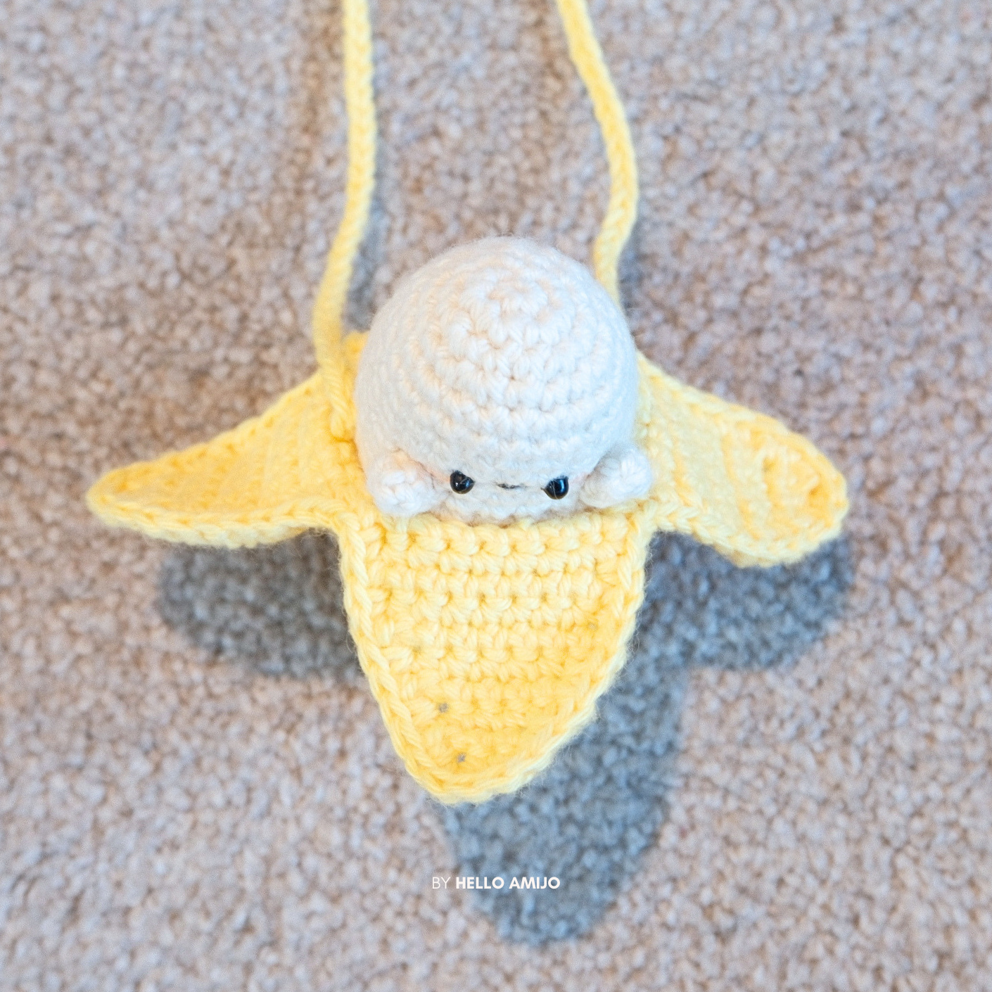 Banana Amigurumi Crochet Pattern PDF