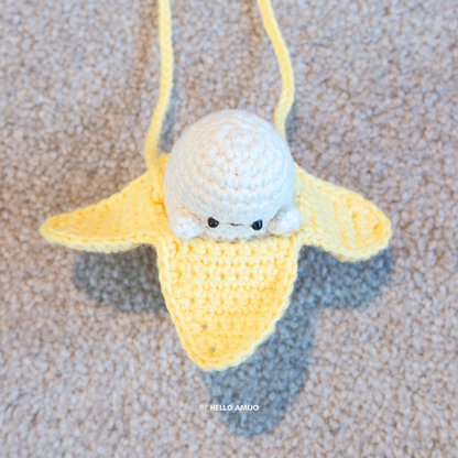 Banana Amigurumi Crochet Pattern PDF