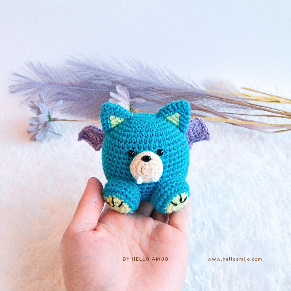 Halloween Vampire 7 Color in 1 Amigurumi Crochet Pattern PDF