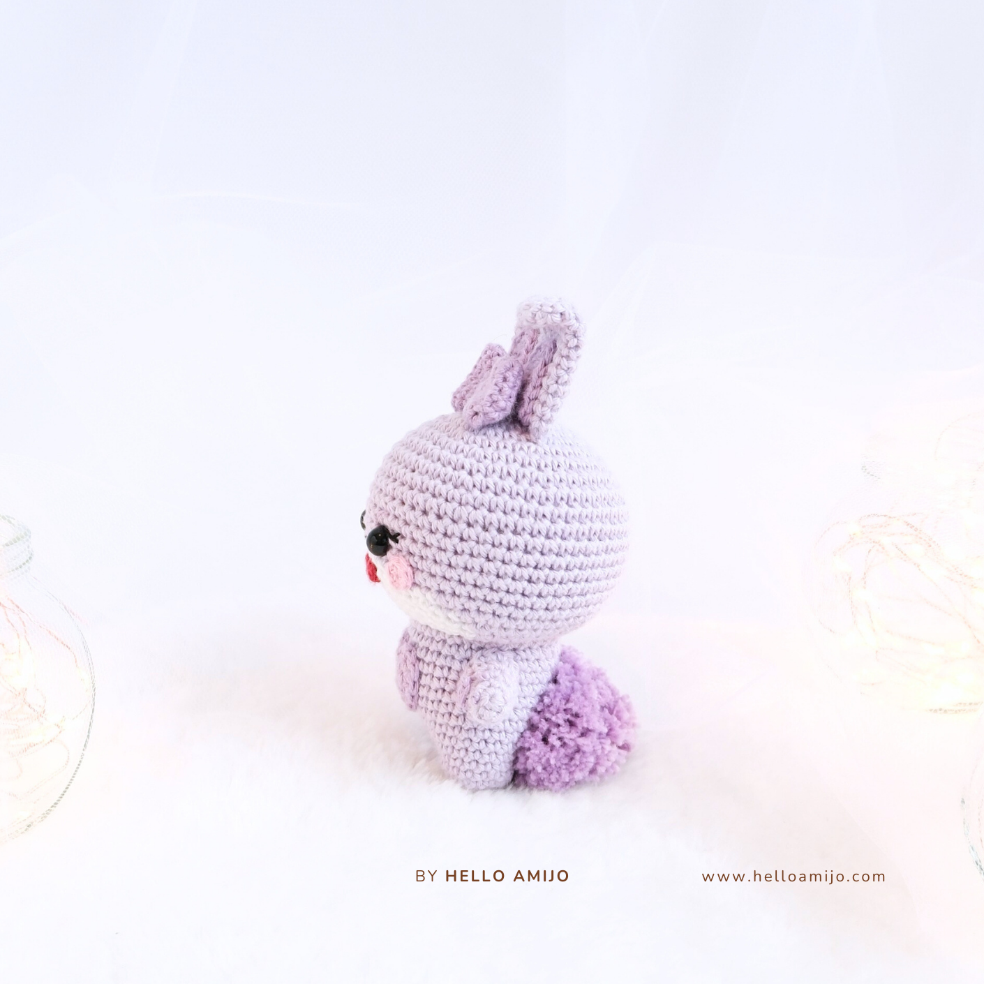 Pretty Bunny Amigurumi Crochet Pattern PDF