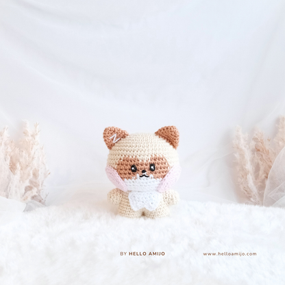 Chubby Racoon Amigurumi Crochet Pattern PDF