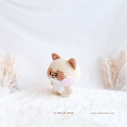 Chubby Racoon Amigurumi Crochet Pattern PDF