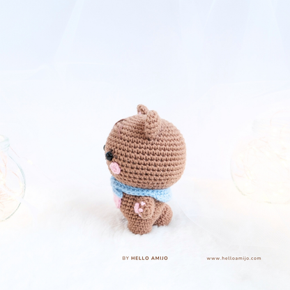 Pretty Bear Amigurumi Crochet Pattern PDF