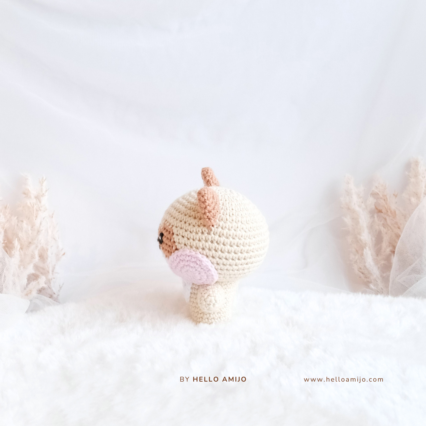 Chubby Racoon Amigurumi Crochet Pattern PDF