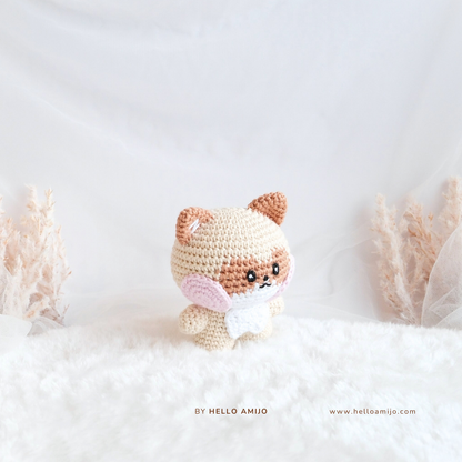 Chubby Racoon Amigurumi Crochet Pattern PDF