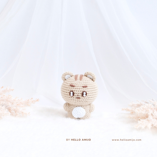 Pastel Squirrel Amigurumi Crochet Pattern PDF