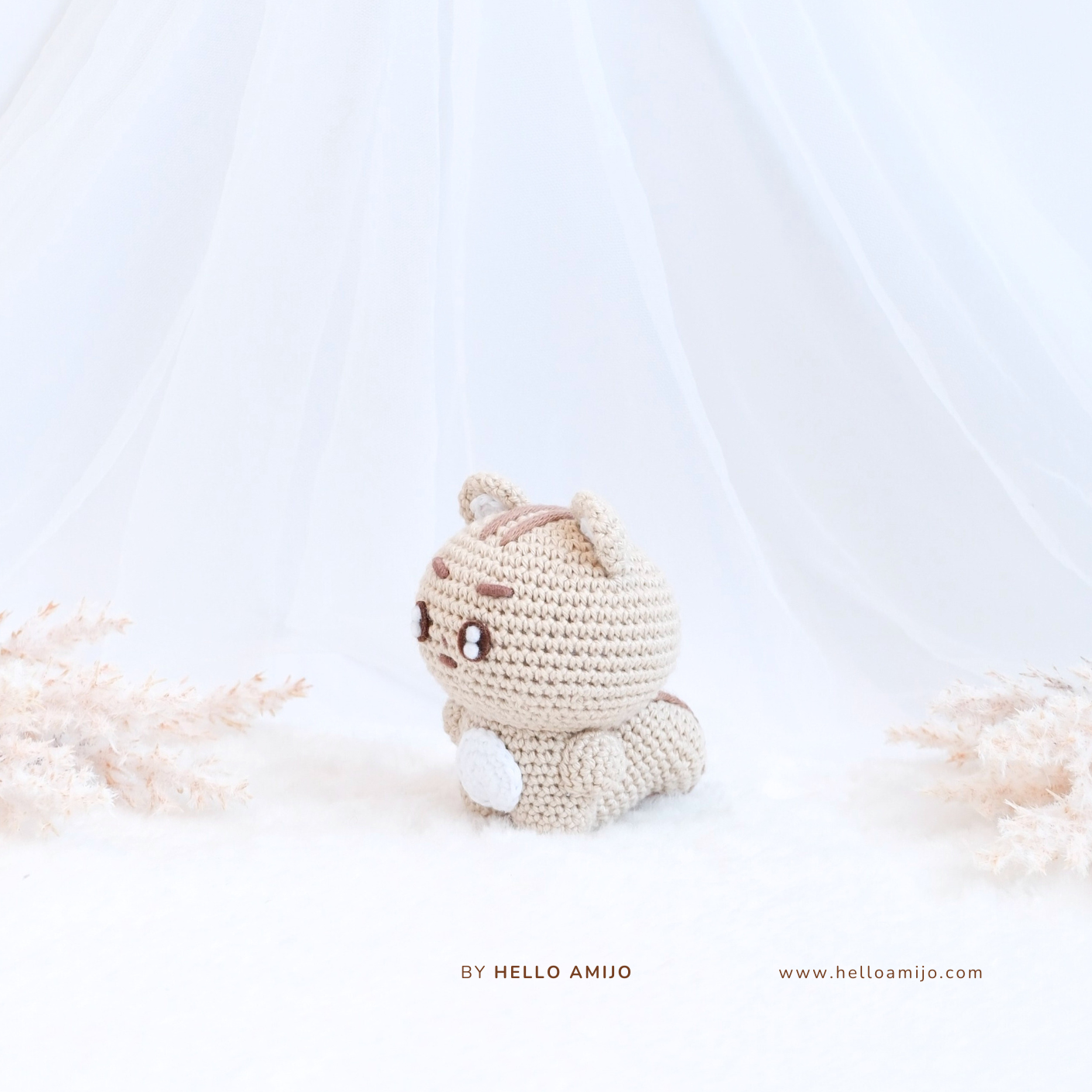 Pastel Squirrel Amigurumi Crochet Pattern PDF