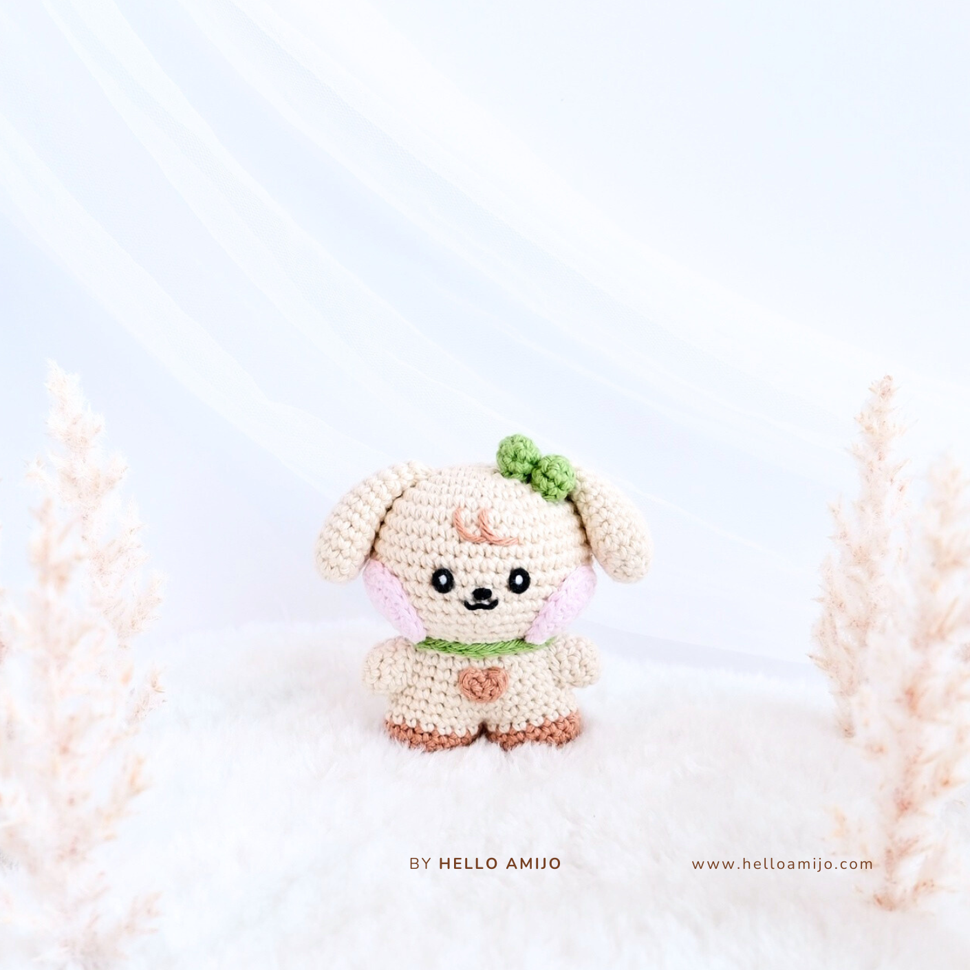 Tiny Puppy Amigurumi Crochet Pattern PDF