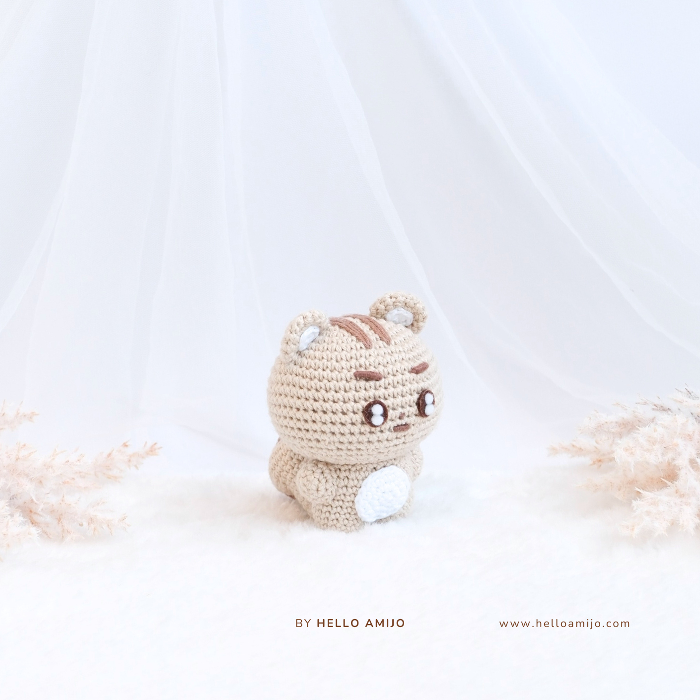 Pastel Squirrel Amigurumi Crochet Pattern PDF