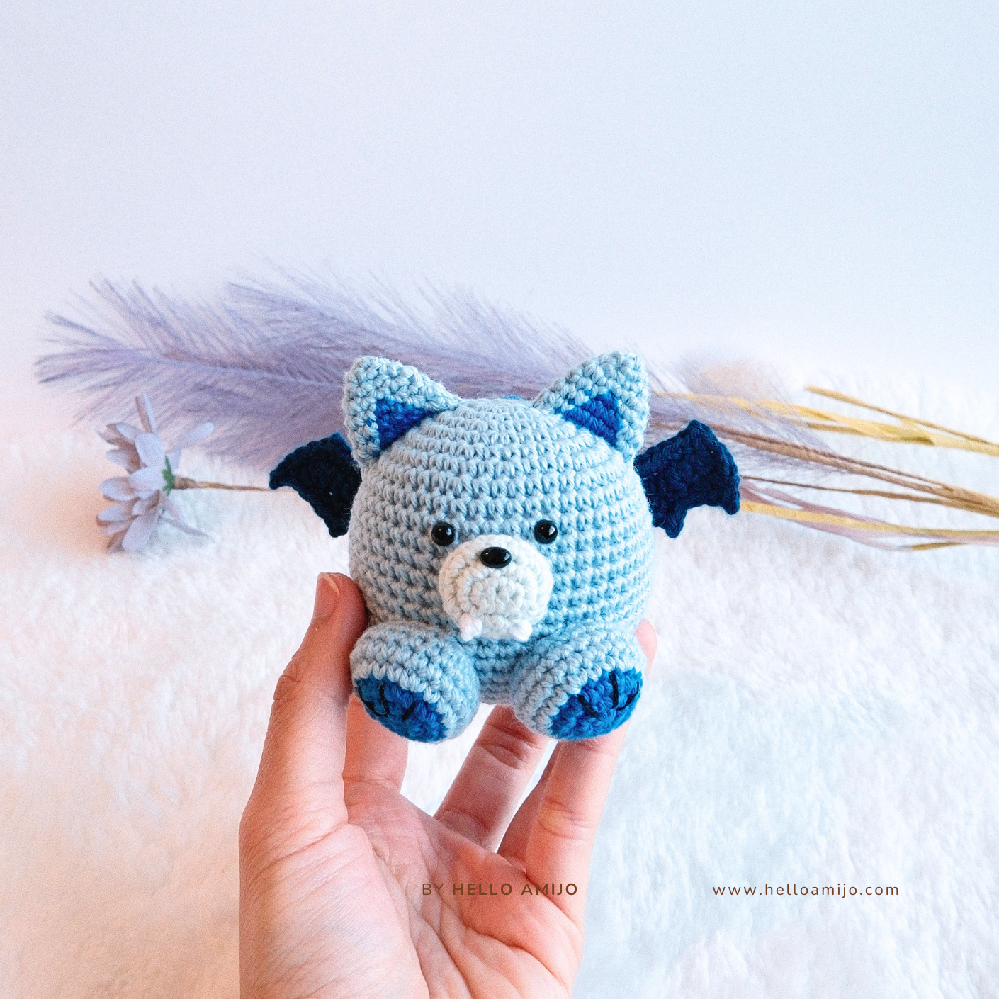 Halloween Vampire 7 Color in 1 Amigurumi Crochet Pattern PDF