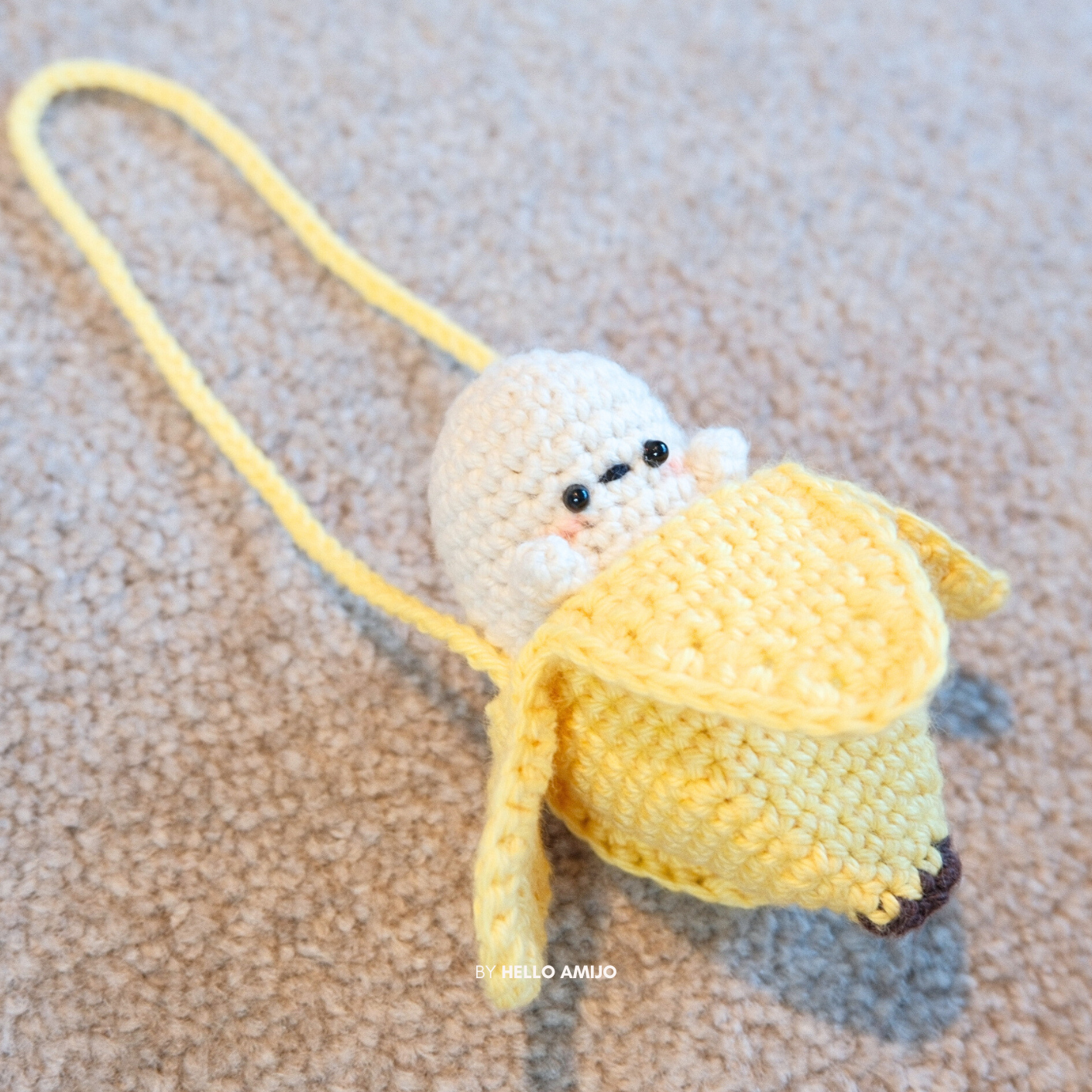 Banana Amigurumi Crochet Pattern PDF