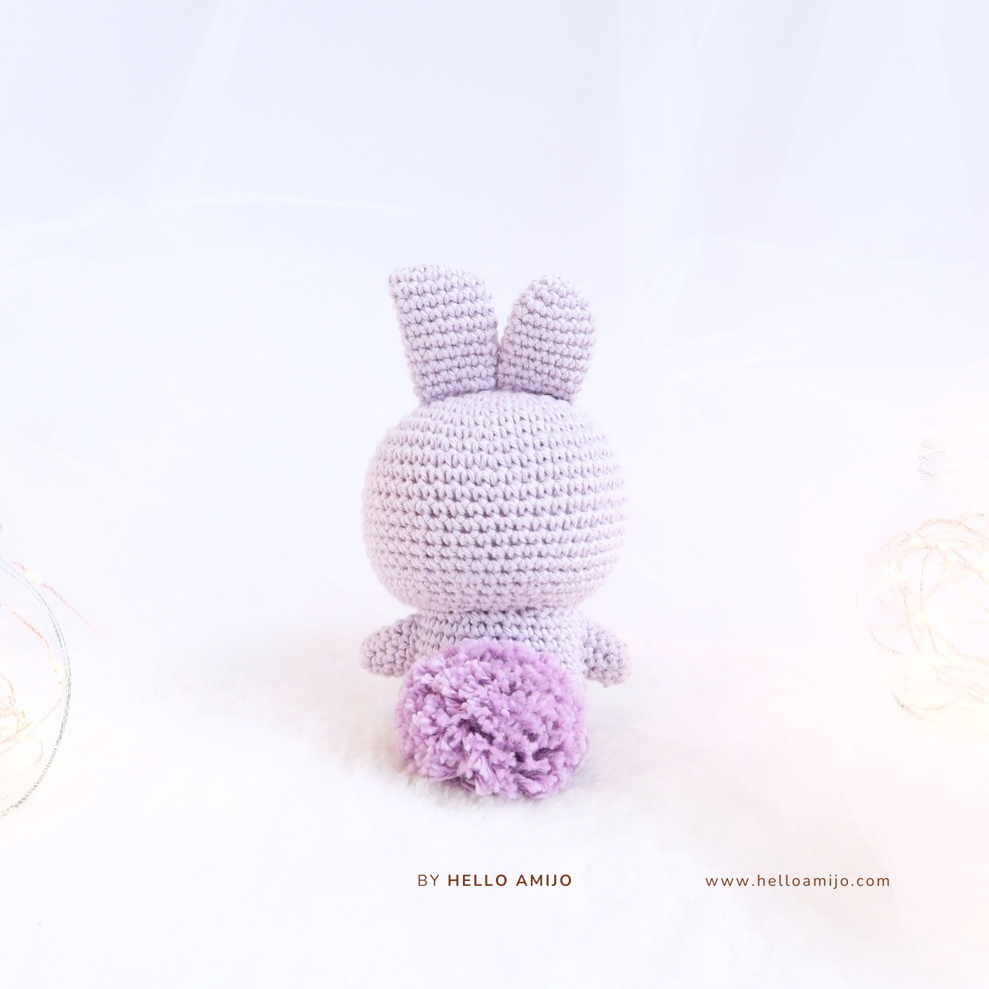 Pretty Bunny Amigurumi Crochet Pattern PDF
