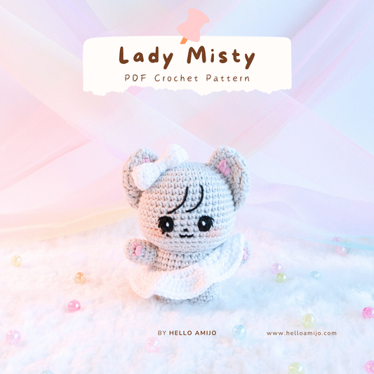 Lady Misty Amigurumi Crochet Pattern PDF