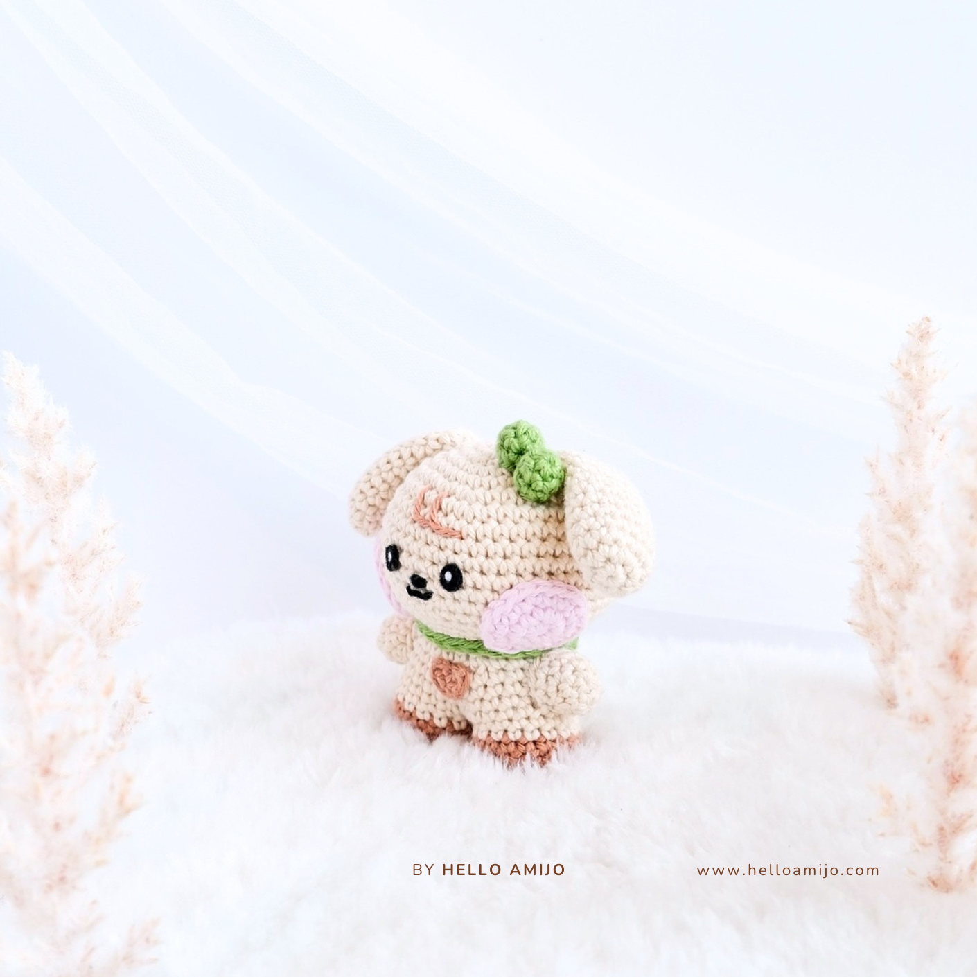 Tiny Puppy Amigurumi Crochet Pattern PDF