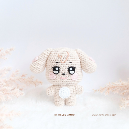 Lovely Puppy Amigurumi Crochet Pattern PDF