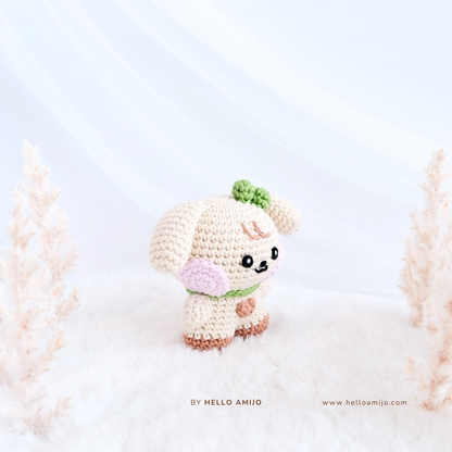Tiny Puppy Amigurumi Crochet Pattern PDF